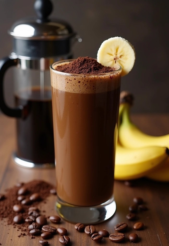 12 Irresistible Breakfast Smoothies That Are Perfect for Busy Mornings (Try #8 Today!) - 11. Coffee Banana Smoothie