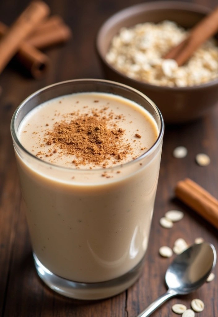 12 Irresistible Breakfast Smoothies That Are Perfect for Busy Mornings (Try #8 Today!) - 6. Oatmeal Cookie Smoothie