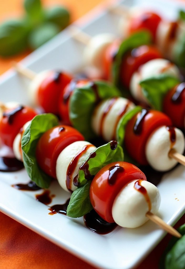 25 Irresistible Brunch Recipes That'll Make Your Friends Say 'YUM!' - 11. Caprese Salad Skewers