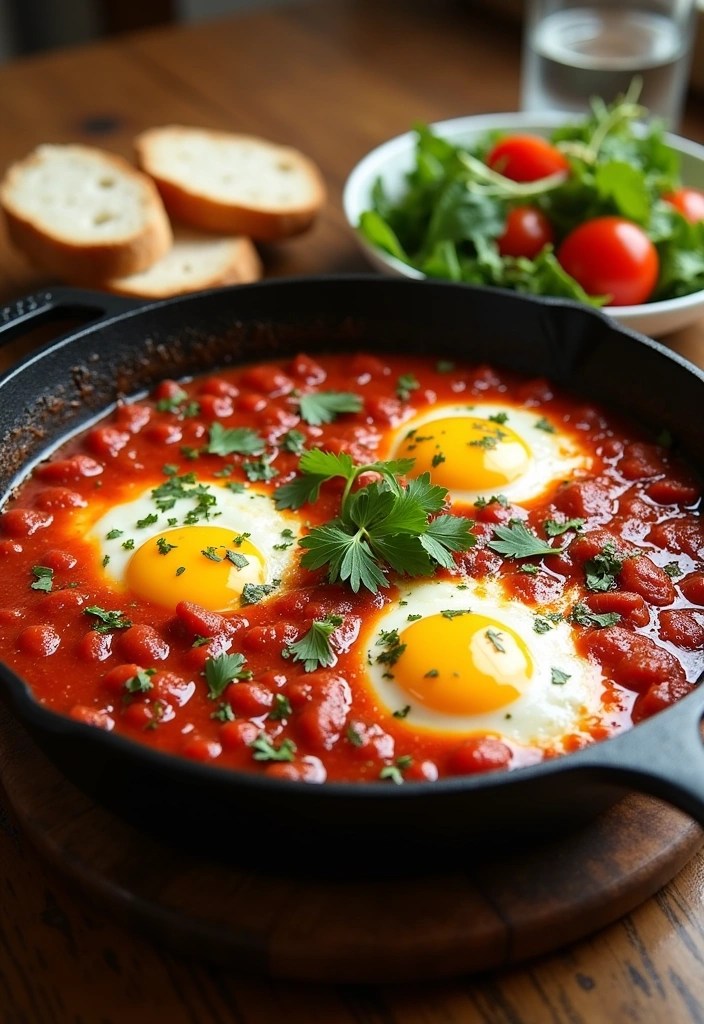 25 Irresistible Brunch Recipes That'll Make Your Friends Say 'YUM!' - 18. Spicy Shakshuka