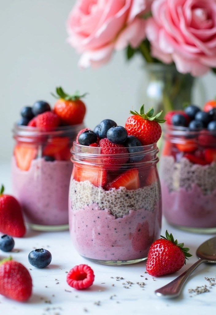 25 Irresistible Brunch Recipes That'll Make Your Friends Say 'YUM!' - 5. Berry Chia Seed Pudding